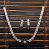 Sukkhi Attractive Choker CZ Golden Gold Plated Necklace Set For Women