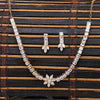 Sukkhi Eye-Catchy Choker CZ Golden Gold Plated Necklace Set For Women
