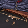 Sukkhi Brilliant Lakshmi Pearl Golden Gold Plated Necklace Set For Women