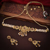 Sukkhi Brilliant Choker Pearl Golden Gold Plated Necklace Set For Women