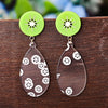 Sukkhi Sparkling Drop Green Acrylic Earring For Women