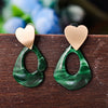 Sukkhi Beguiling Drop Green Acrylic Earring For Women