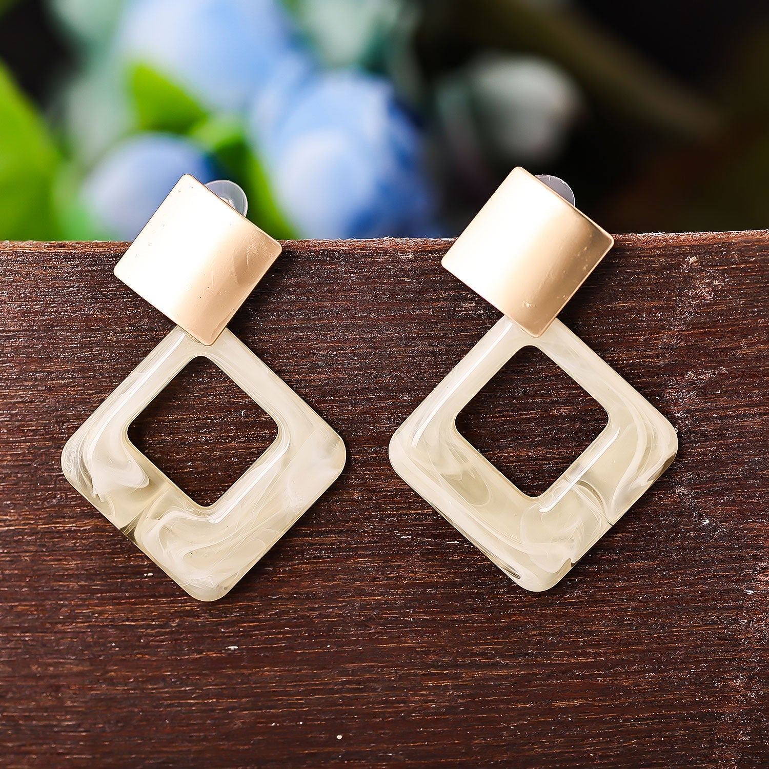 Sukkhi Equisite Drop Yellow Acrylic Earring For Women