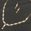 Sukkhi Fish Designer Gold Plated CZ Necklace Set For Women