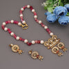 Sukkhi Antique Amazing Gold Plated Kundan & Pearl Choker Necklace Set For Women
