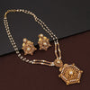 Sukkhi Geometrical Hexagon Gold Plated Pearl Necklace Set For Women