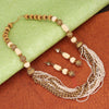 Sukkhi Graceful Multi String Gold Plated Pearl Necklace Set For Women