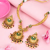 Sukkhi Marvelous Kundan & Pearl Gold Plated Choker Necklace Set for Women